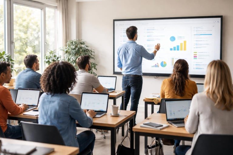 salle-classe-adultes-ordinateurs-tableau-interactif