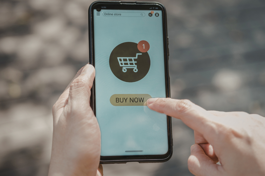 Checkout e-commerce Shopify sur mobile avec carte bancaire